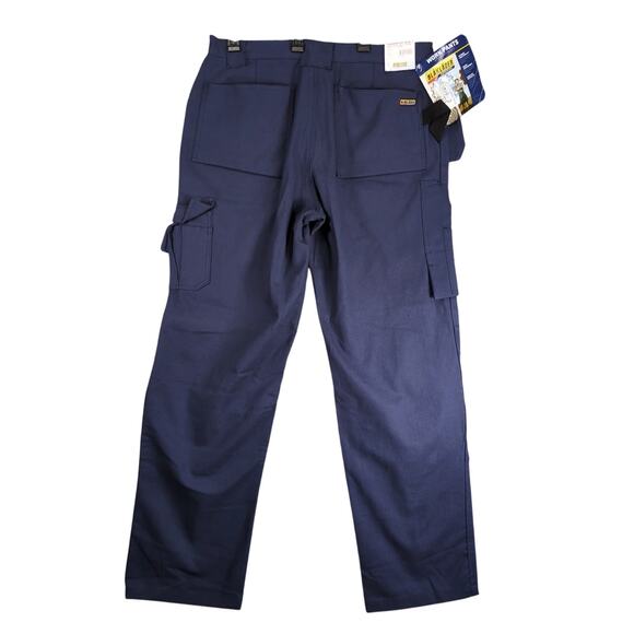 NWT Blaklader Workwear Navy Work Pants Men's 38x34 Knee Pad Utility Pockets 1625 - Picture 2 of 10